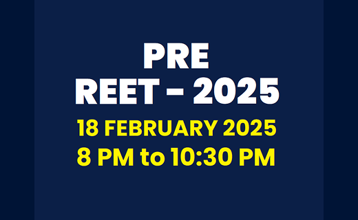 PRE REET Level-2 (SST) Eligibility Test – Online Mock Test on 18 Feb at 8 PM